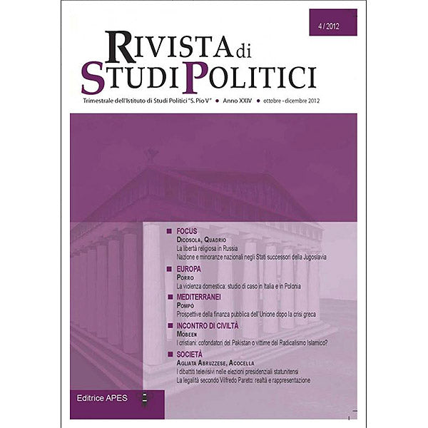 Rivista 1/2012 - Anno XXIV - Gennaio/Marzo