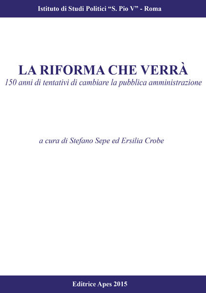 La riforma che verrà