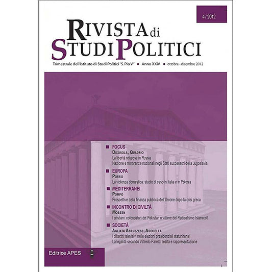 Rivista 1/2012 - Anno XXIV - Gennaio/Marzo